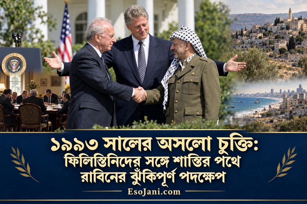 ১৯৯৩ সালের অসলো চুক্তি: ফিলিস্তিনিদের সঙ্গে শান্তির পথে রাবিনের ঝুঁকিপূর্ণ পদক্ষেপ