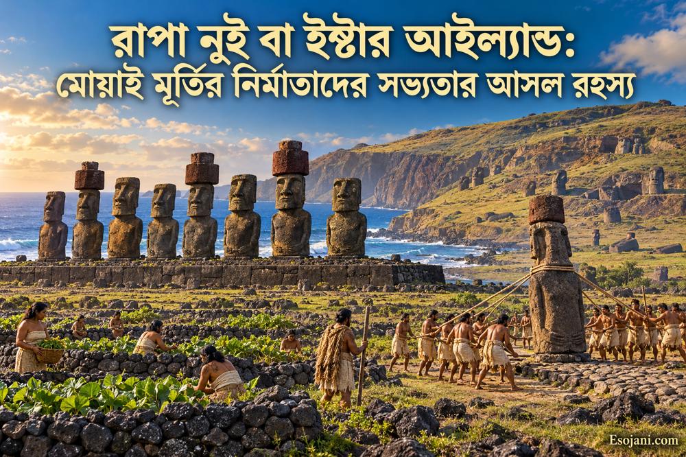 রাপা নুই বা ইস্টার আইল্যান্ড: মোয়াই নির্মাতাদের সভ্যতার আসল রহস্য