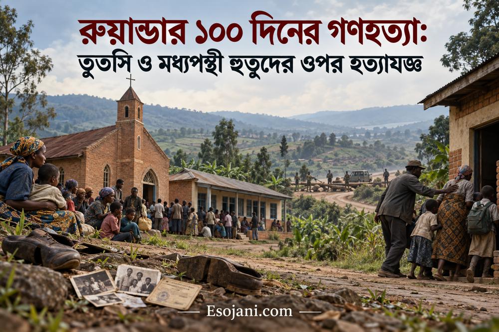 রুয়ান্ডার ১০০ দিনের গণহত্যা: তুতসি ও মধ্যপন্থী হুতুদের ওপর হত্যাযজ্ঞ