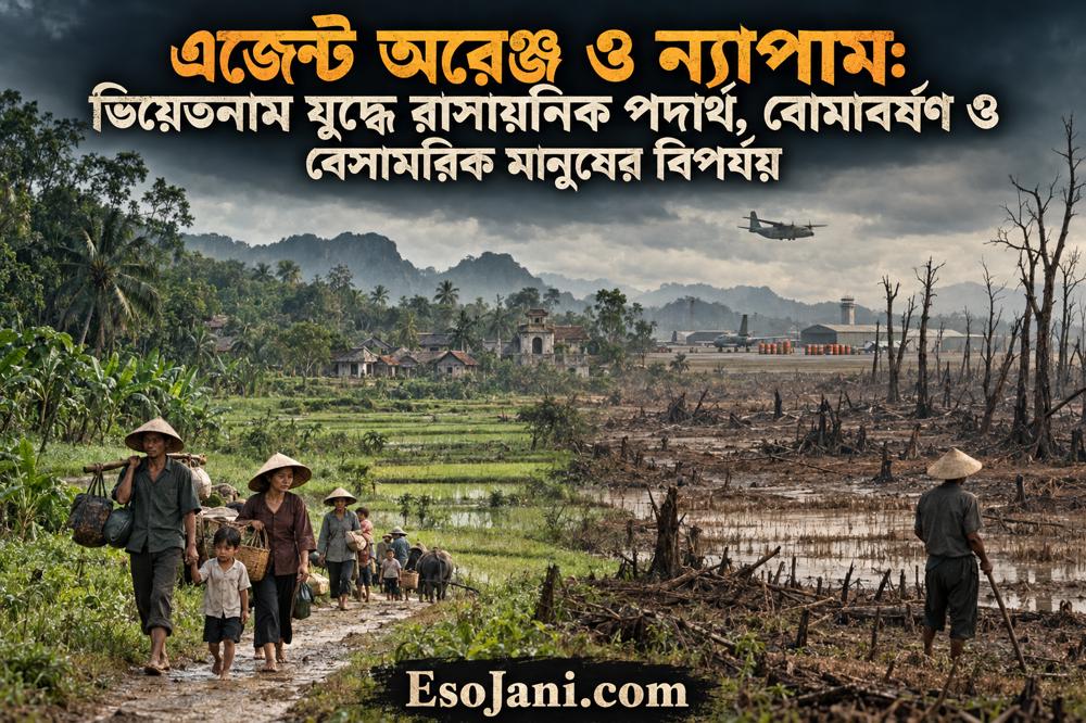 এজেন্ট অরেঞ্জ ও ন্যাপাম: ভিয়েতনাম যুদ্ধে রাসায়নিক পদার্থ ও বেসামরিক বিপর্যয়