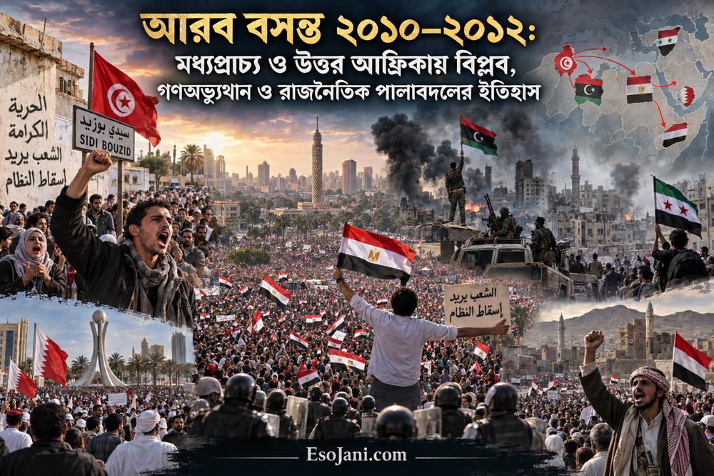 আরব বসন্ত ২০১০–২০১২: মধ্যপ্রাচ্য ও উত্তর আফ্রিকায় বিপ্লব, গণঅভ্যুত্থান ও রাজনৈতিক পালাবদলের ইতিহাস