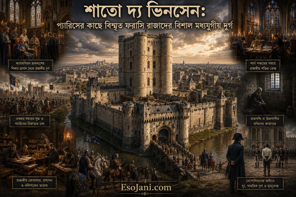 শাতো দ্য ভিনসেন: প্যারিসের কাছে বিস্মৃত ফরাসি রাজাদের বিশাল মধ্যযুগীয় দুর্গ