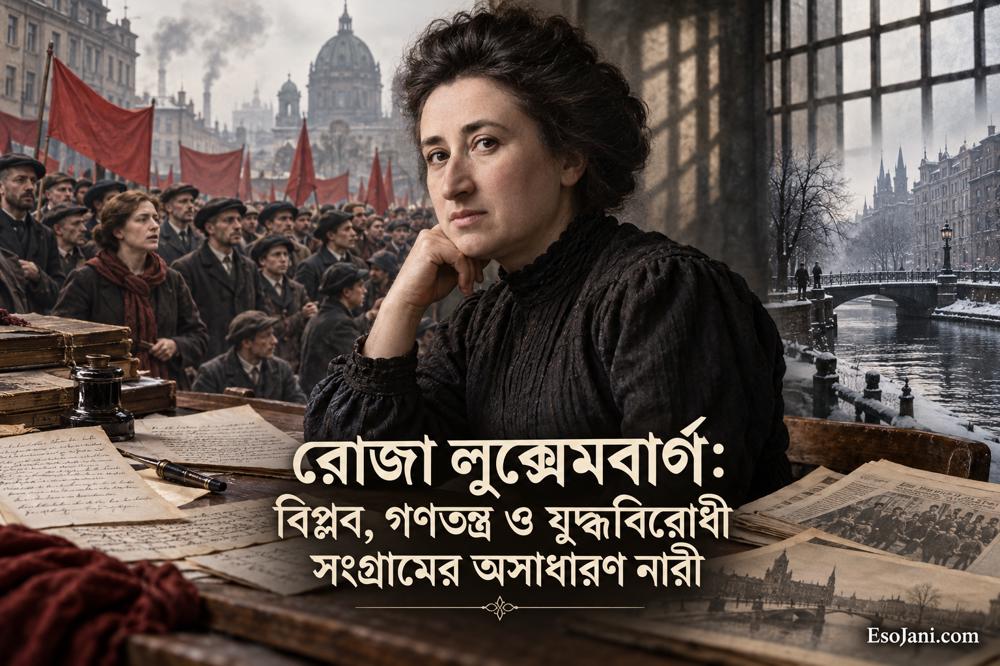 রোজা লুক্সেমবার্গ: বিপ্লব, গণতন্ত্র ও যুদ্ধবিরোধী সংগ্রামের অসাধারণ নারী