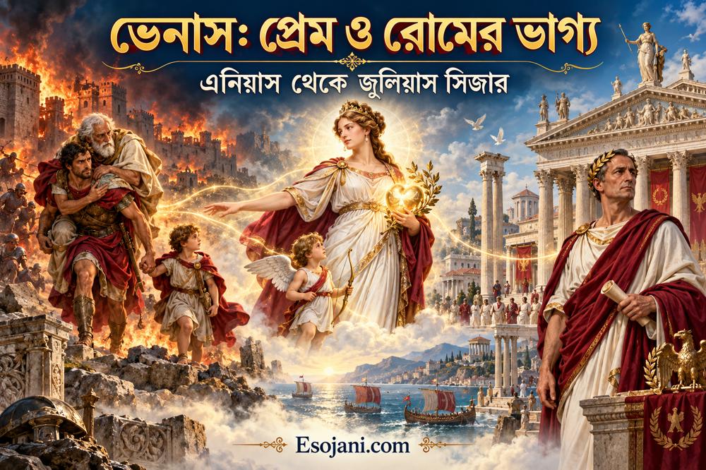 ভেনাস: প্রেমের দেবী থেকে এনিয়াস ও জুলিয়াস সিজারের বংশমাতা