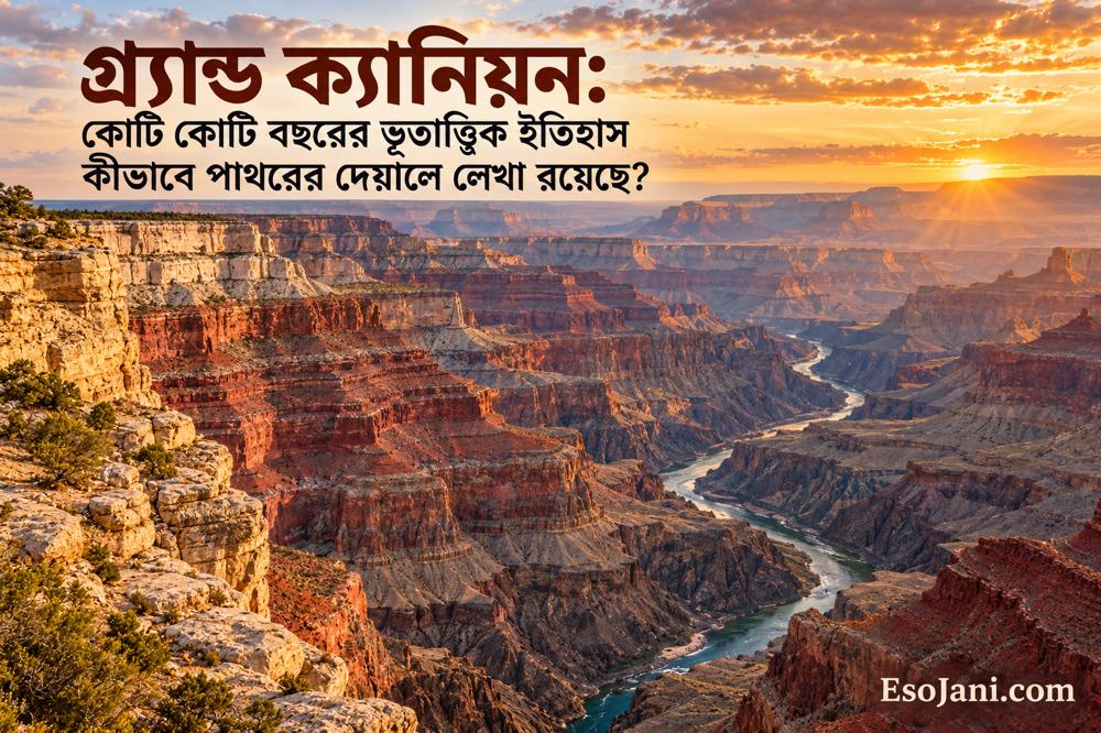 গ্র্যান্ড ক্যানিয়ন: কোটি কোটি বছরের ভূতাত্ত্বিক ইতিহাস কীভাবে পাথরের দেয়ালে লেখা রয়েছে?
