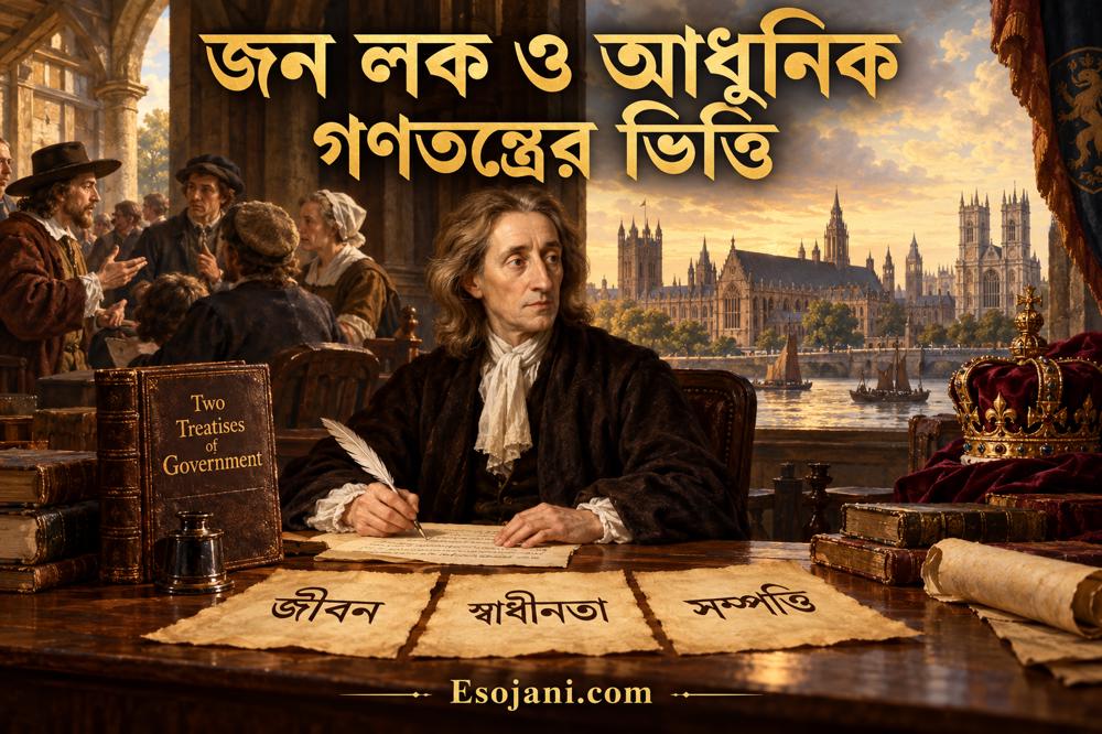 জন লক ও আধুনিক গণতন্ত্র: প্রাকৃতিক অধিকার, সামাজিক চুক্তি ও জনগণের সম্মতি