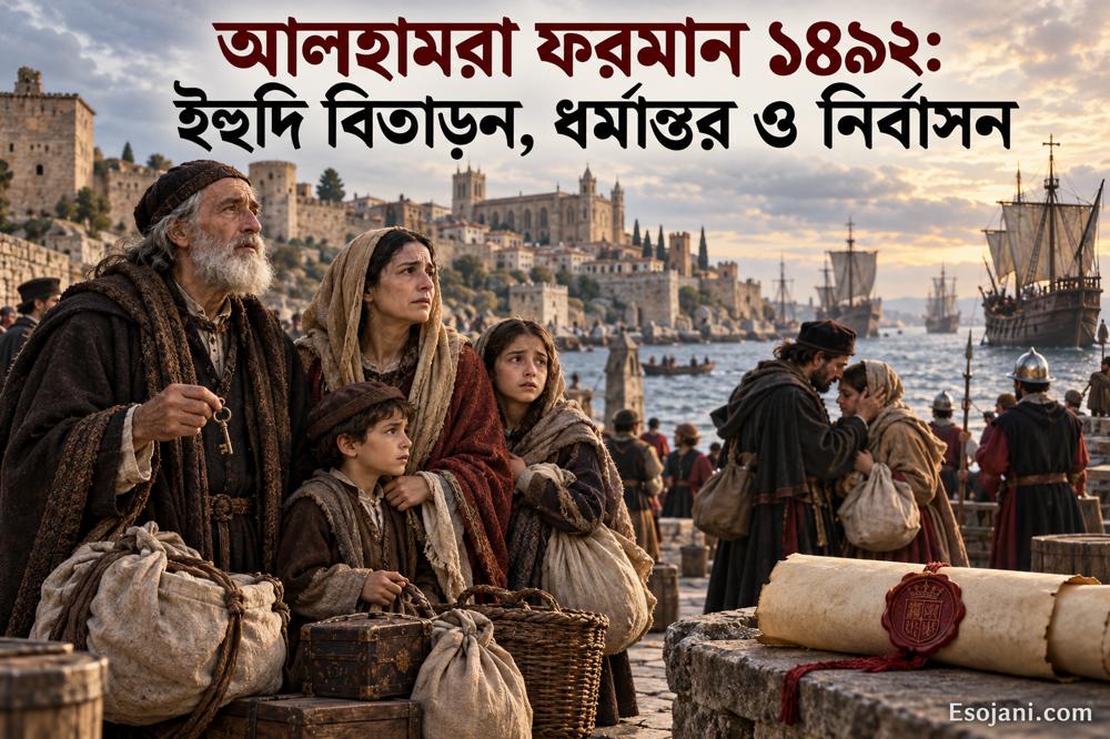আলহামরা ফরমান ১৪৯২: ইহুদি বিতাড়ন, ধর্মান্তর ও নির্বাসন