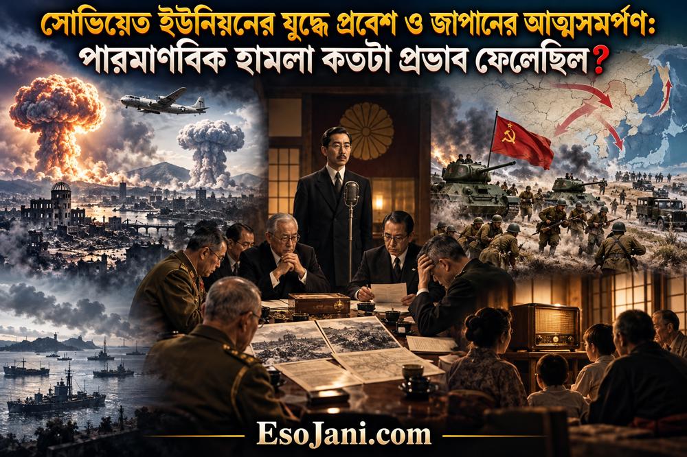 সোভিয়েত আক্রমণ ও জাপানের আত্মসমর্পণ: পারমাণবিক বোমা কতটা প্রভাব ফেলেছিল?