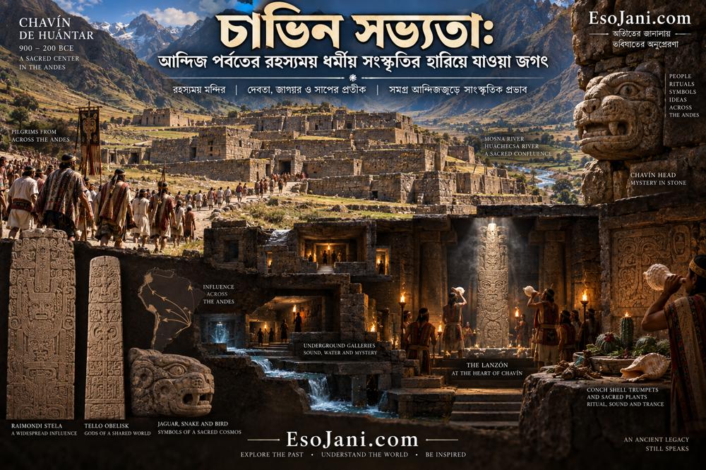 চাভিন সভ্যতা: আন্দিজ পর্বতের রহস্যময় ধর্মীয় সংস্কৃতি ও হারিয়ে যাওয়া জগতের ইতিহাস