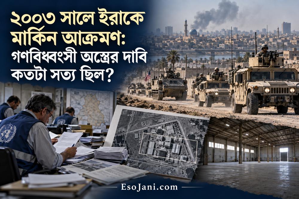 ২০০৩ সালে ইরাকে মার্কিন আক্রমণ: গণবিধ্বংসী অস্ত্রের দাবি কতটা সত্য ছিল?