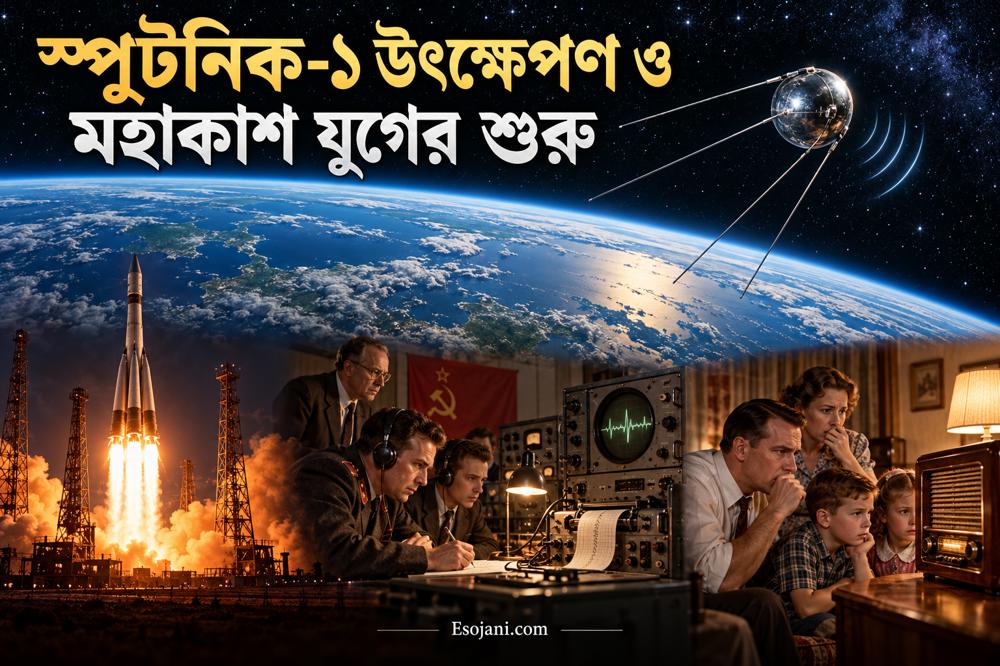 স্পুটনিক-১: ১৯৫৭ সালে প্রথম কৃত্রিম উপগ্রহ পাঠিয়ে যেভাবে বিশ্বকে চমকে দেয় সোভিয়েত ইউনিয়ন