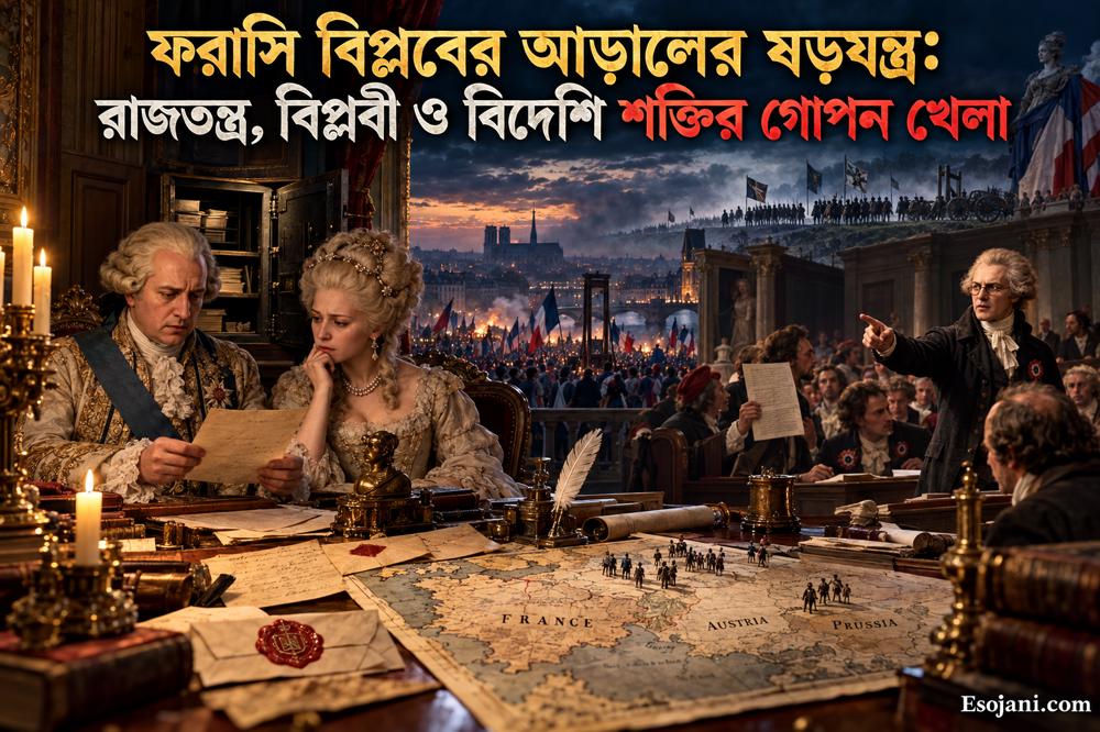 ফরাসি বিপ্লবের আড়ালের ষড়যন্ত্র: রাজতন্ত্র, বিপ্লবী ও বিদেশি শক্তির গোপন খেলা