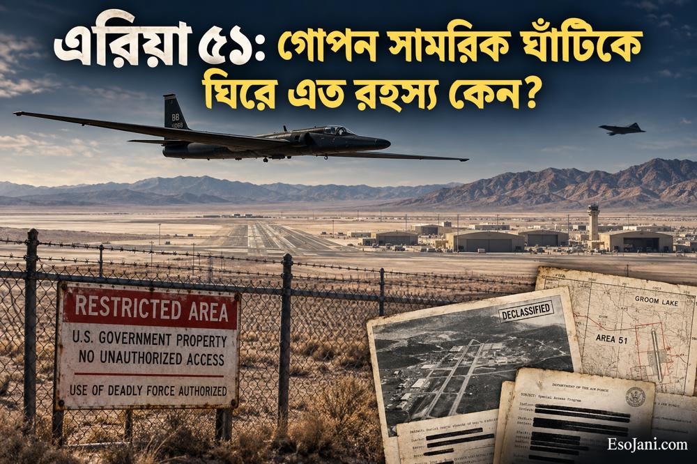 এরিয়া ৫১: গোপন সামরিক ঘাঁটি, পরীক্ষামূলক বিমান ও ভিনগ্রহের রহস্য