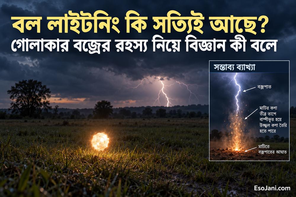 বল লাইটনিং কি সত্যিই আছে? গোলাকার বজ্রের রহস্য নিয়ে বিজ্ঞান কী বলে
