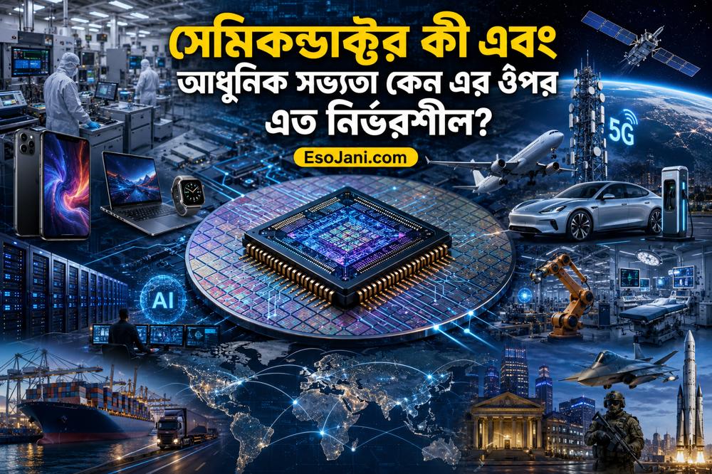 সেমিকন্ডাক্টর কী এবং আধুনিক সভ্যতা কেন এর ওপর এত নির্ভরশীল?