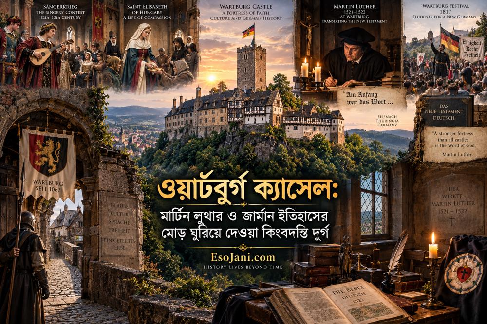 ওয়ার্টবুর্গ ক্যাসেল: মার্টিন লুথার ও জার্মান ইতিহাসের মোড় ঘুরিয়ে দেওয়া কিংবদন্তি দুর্গ