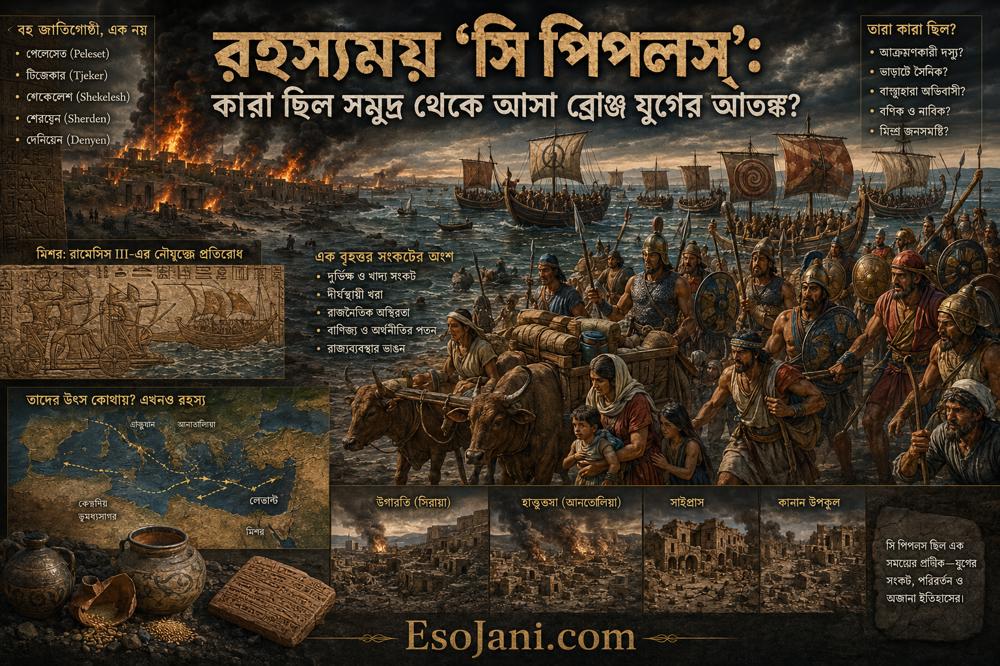 রহস্যময় ‘সি পিপলস’: কারা ছিল সমুদ্র থেকে আসা ব্রোঞ্জ যুগের আতঙ্ক?