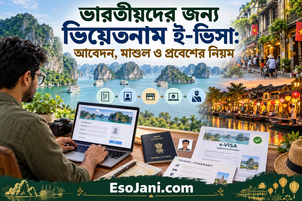 ভারতীয়দের জন্য ভিয়েতনাম ই-ভিসা: আবেদন, মাশুল ও প্রবেশের নিয়ম
