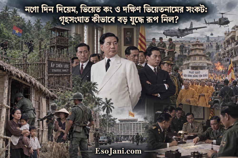 নগো দিন দিয়েম, ভিয়েত কং ও দক্ষিণ ভিয়েতনামের সংকট: গৃহসংঘাত থেকে বড় যুদ্ধ