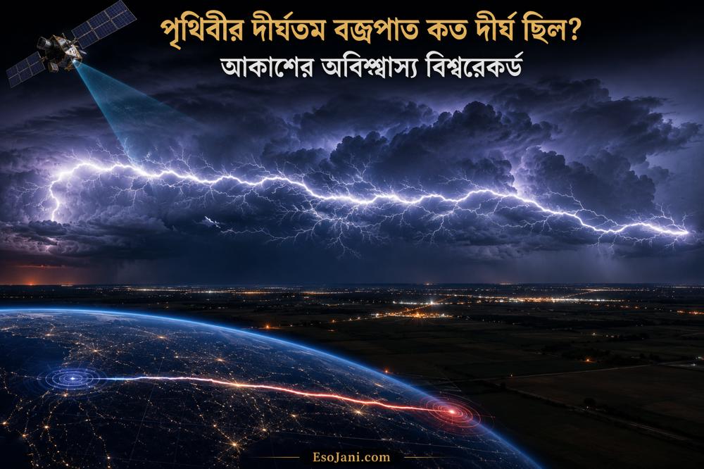পৃথিবীর দীর্ঘতম বজ্রপাত কত দীর্ঘ ছিল? আকাশের অবিশ্বাস্য বিশ্বরেকর্ড