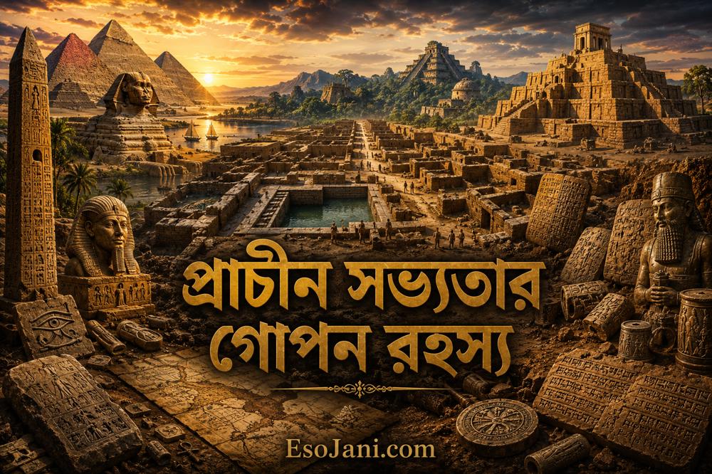 প্রাচীন সভ্যতার গোপন রহস্য: হারিয়ে যাওয়া নগর, প্রযুক্তি ও অজানা ইতিহাসের সন্ধানে