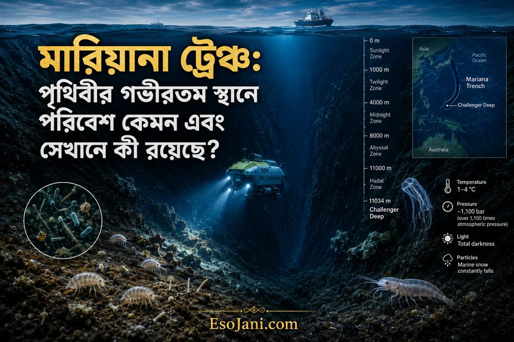 পৃথিবীর গভীরতম স্থানে পরিবেশ কেমন এবং সেখানে কী রয়েছে?