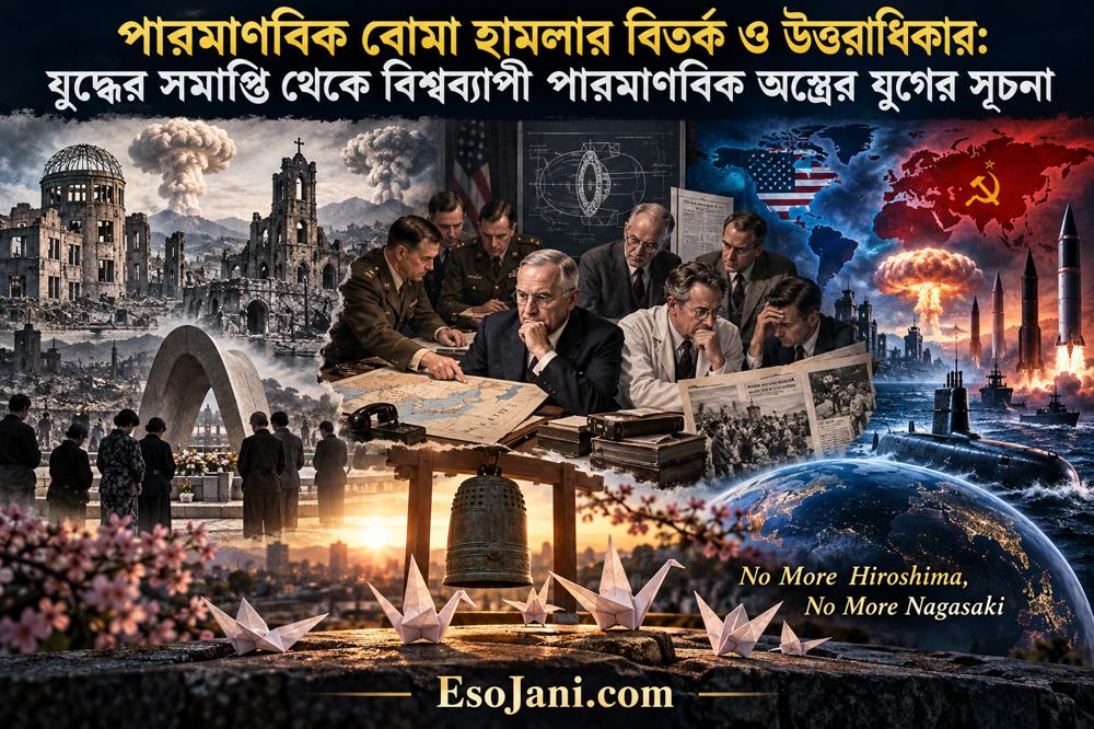 হিরোশিমা-নাগাসাকি বিতর্ক ও উত্তরাধিকার: কীভাবে শুরু হয়েছিল পারমাণবিক অস্ত্রের যুগ?