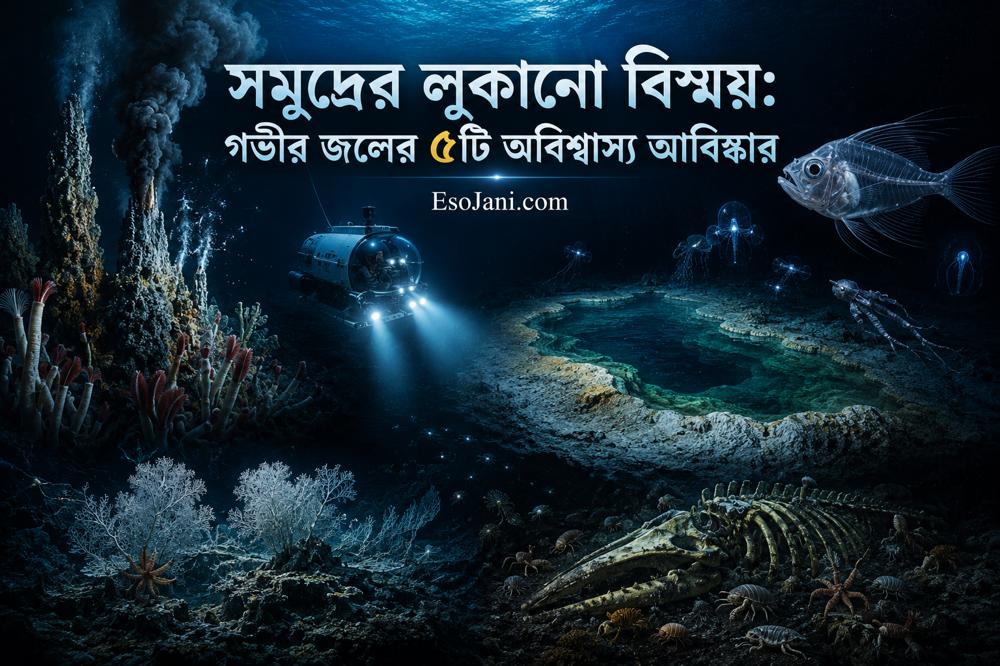 সমুদ্রের লুকানো বিস্ময়: গভীর জলের ৫টি অবিশ্বাস্য আবিষ্কার