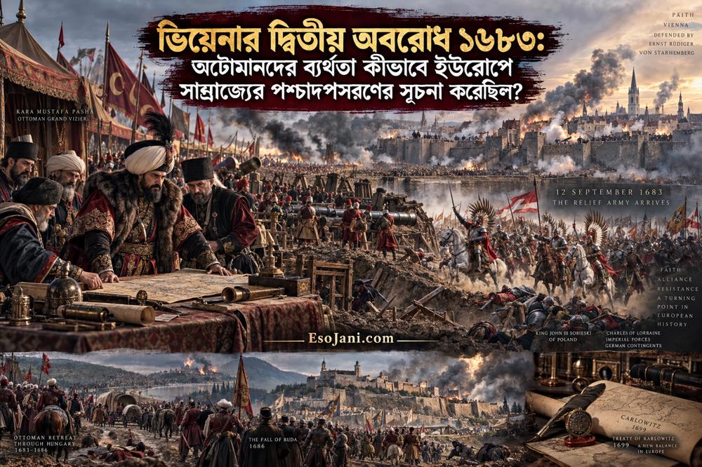 ভিয়েনার দ্বিতীয় অবরোধ ১৬৮৩: অটোমান পরাজয় ও ইউরোপে সাম্রাজ্যের পশ্চাদপসরণের সূচনা