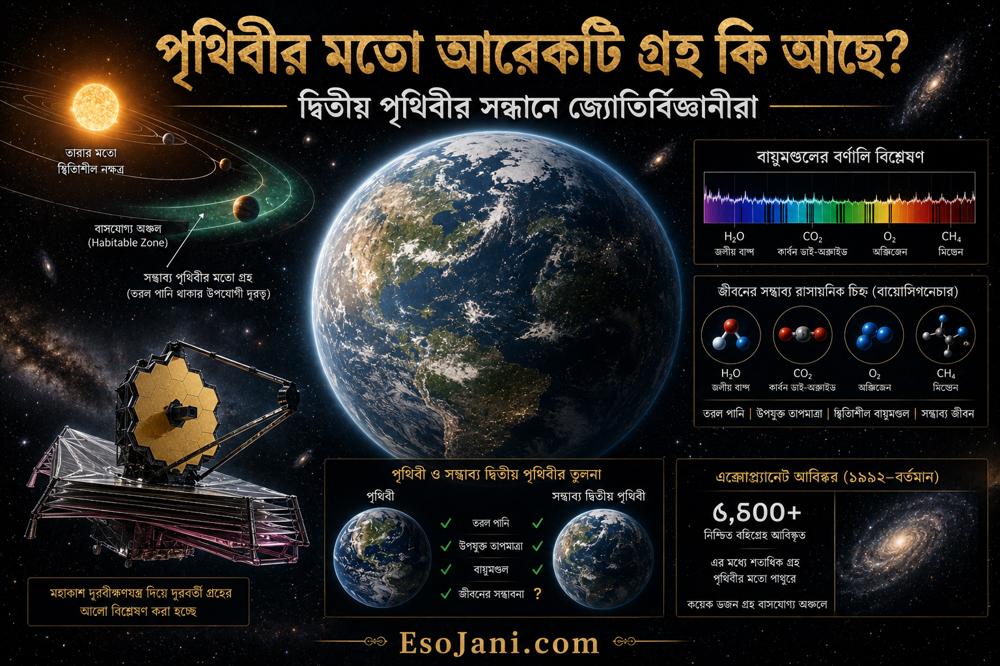 পৃথিবীর মতো আরেকটি গ্রহ কি আছে? দ্বিতীয় পৃথিবীর সন্ধানে জ্যোতির্বিজ্ঞানীরা