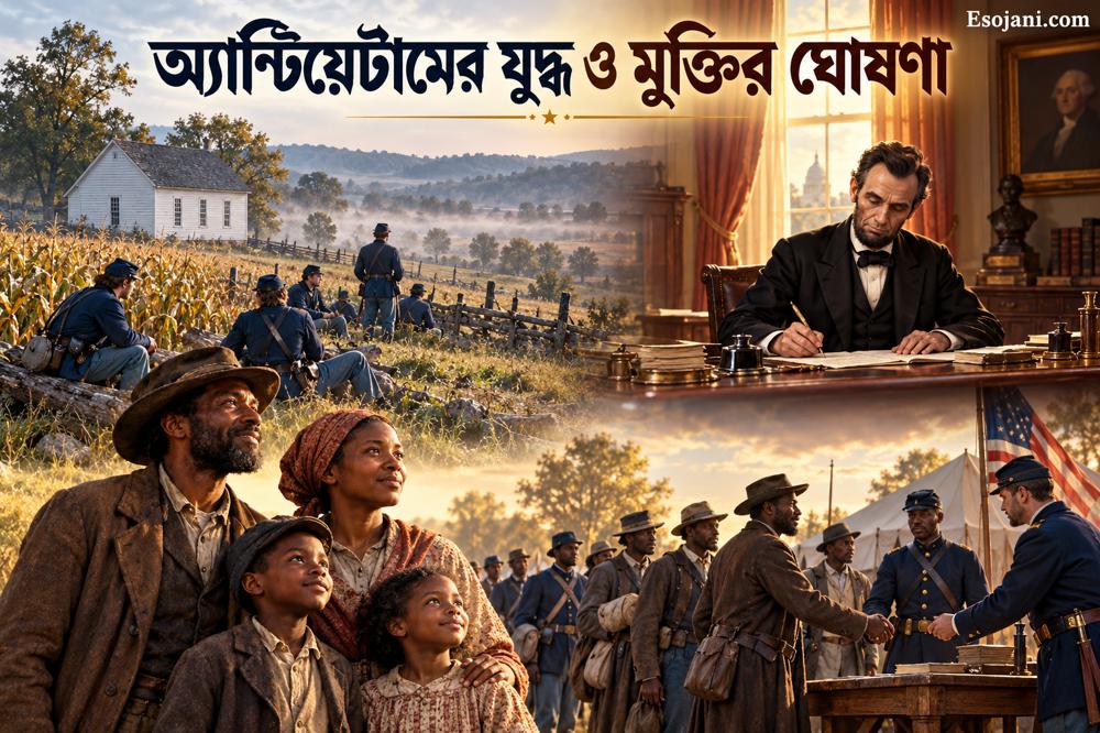 অ্যান্টিয়েটামের যুদ্ধ ও মুক্তির ঘোষণা: লিংকনের ঐতিহাসিক সিদ্ধান্ত