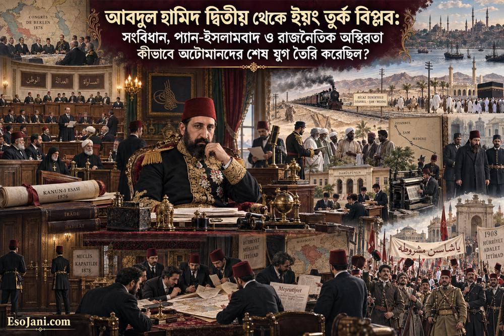 আবদুল হামিদ দ্বিতীয় থেকে ইয়ং তুর্ক বিপ্লব: সংবিধান, প্যান-ইসলামবাদ ও অটোমান সাম্রাজ্যের শেষ যুগ