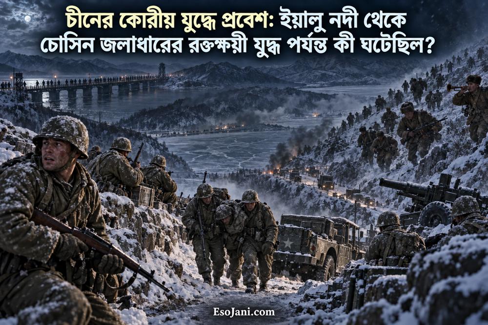 চীনের কোরীয় যুদ্ধে প্রবেশ: ইয়ালু নদী থেকে চোসিন জলাধারের রক্তক্ষয়ী যুদ্ধ