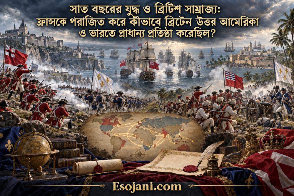 সাত বছরের যুদ্ধ ও ব্রিটিশ সাম্রাজ্য: ফ্রান্সকে হারিয়ে উত্তর আমেরিকা ও ভারতে ব্রিটিশ আধিপত্য প্রতিষ্ঠার ইতিহাস