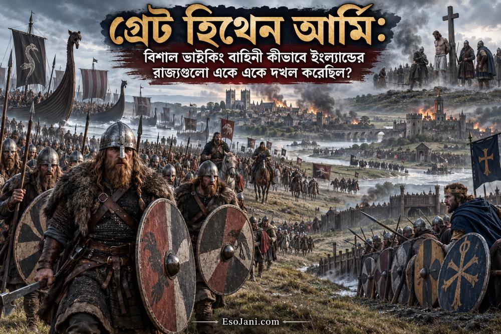 গ্রেট হিথেন আর্মি: বিশাল ভাইকিং বাহিনী কীভাবে ইংল্যান্ডের রাজ্যগুলো একে একে দখল করেছিল?