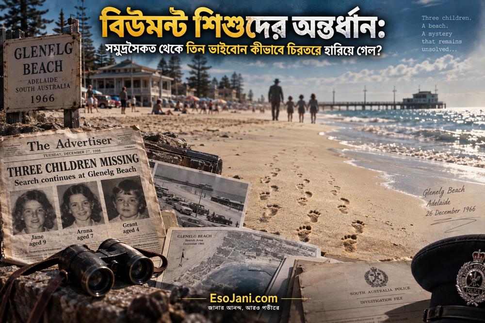 বিউমন্ট শিশুদের অন্তর্ধান: সমুদ্রসৈকত থেকে তিন ভাইবোন কীভাবে চিরতরে হারিয়ে গেল?