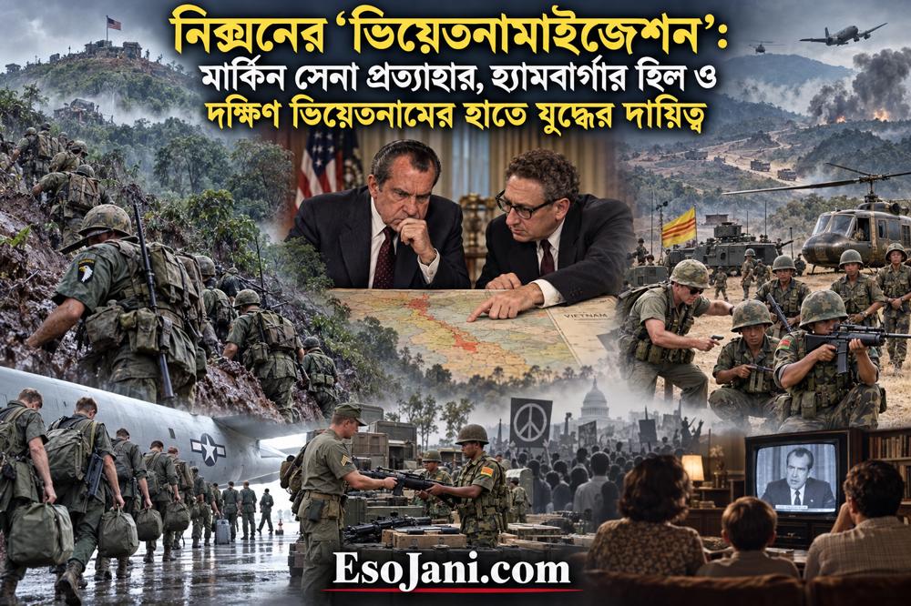 নিক্সনের ভিয়েতনামাইজেশন: সেনা প্রত্যাহার, হ্যামবার্গার হিল ও দক্ষিণের যুদ্ধ