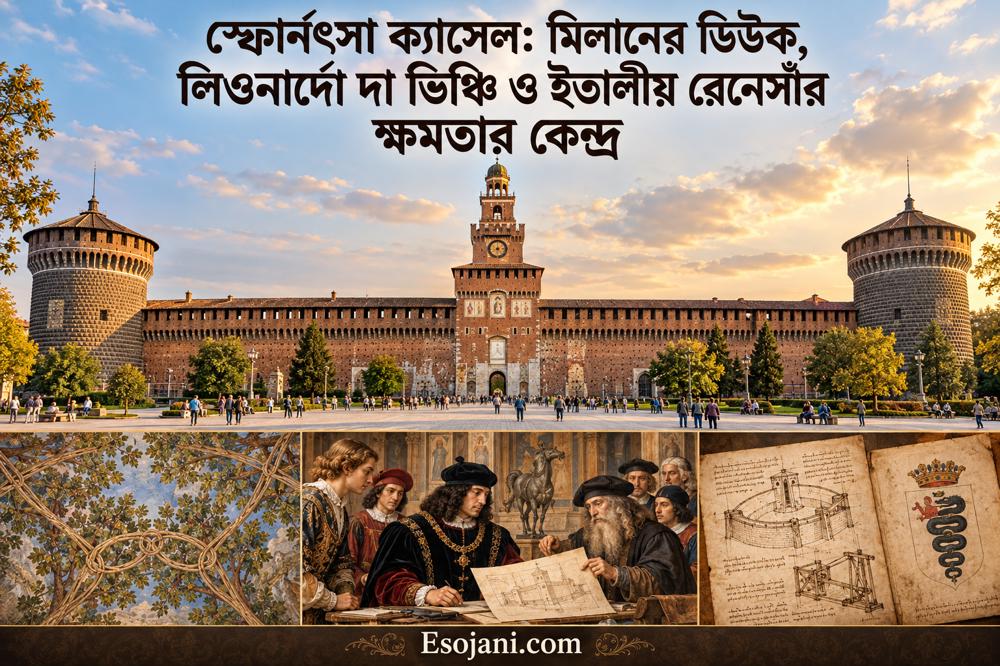স্ফোর্ৎসা ক্যাসেল: মিলানের ডিউক, লিওনার্দো দা ভিঞ্চি ও ইতালীয় রেনেসাঁর ক্ষমতার কেন্দ্র