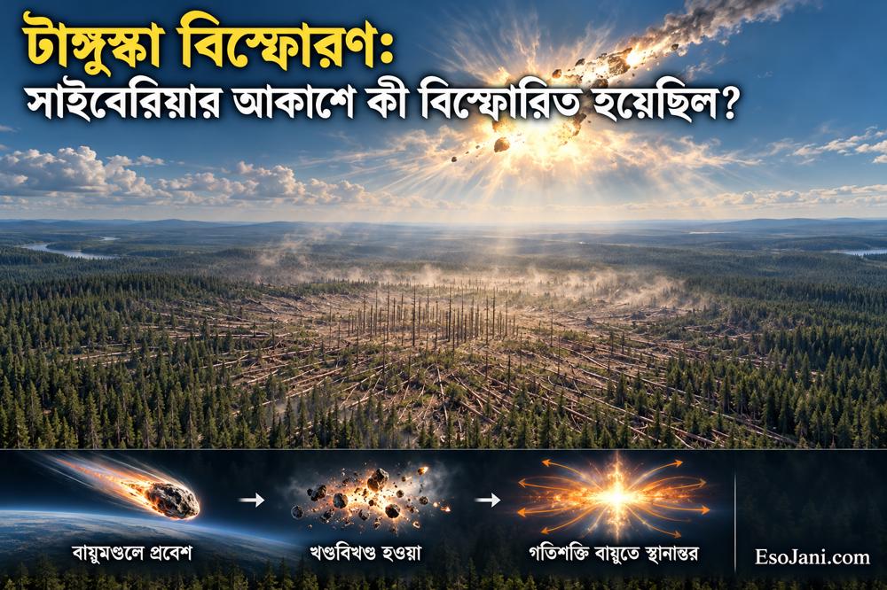 টাঙ্গুস্কা বিস্ফোরণ: ১৯০৮ সালে সাইবেরিয়ার বন ধ্বংস করেছিল কী?