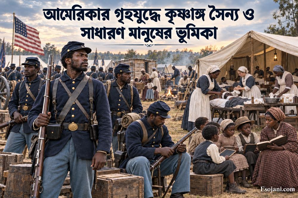 আমেরিকার গৃহযুদ্ধে কৃষ্ণাঙ্গ সৈন্য, নারী ও সাধারণ মানুষের ভূমিকা