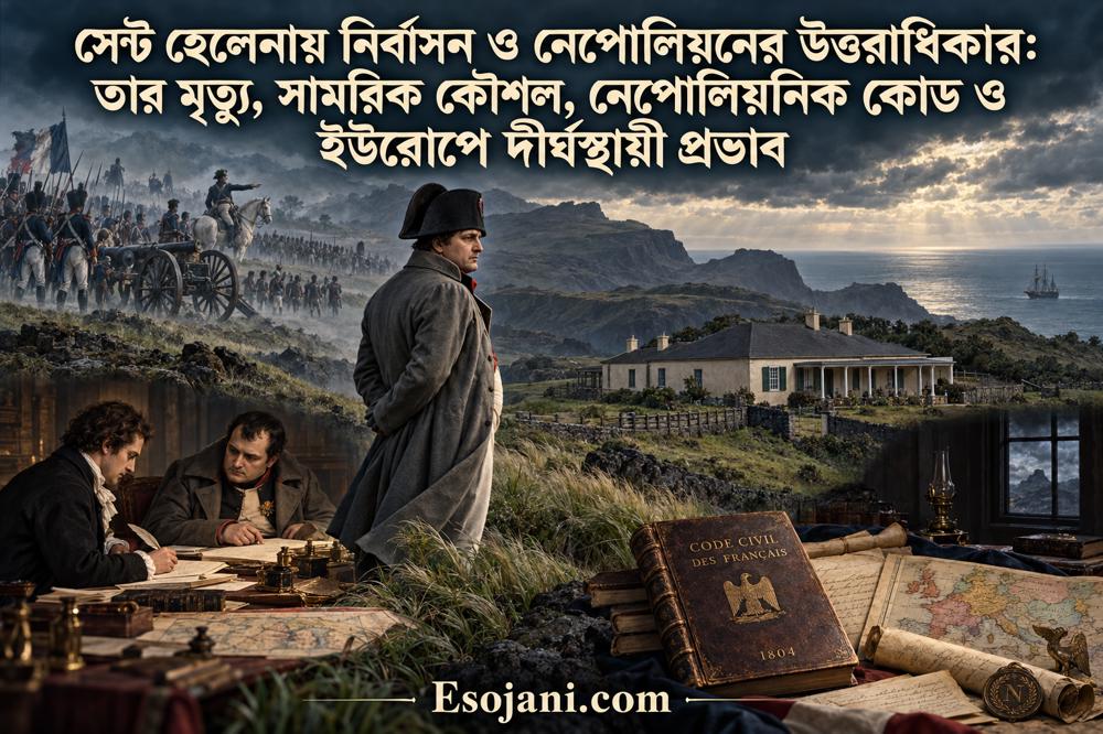 সেন্ট হেলেনায় নেপোলিয়ন: নির্বাসন, মৃত্যু ও ইউরোপে তার দীর্ঘস্থায়ী উত্তরাধিকার
