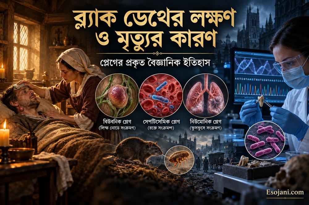 ব্ল্যাক ডেথের লক্ষণ ও মৃত্যুর কারণ: প্লেগের প্রকৃত বৈজ্ঞানিক ইতিহাস