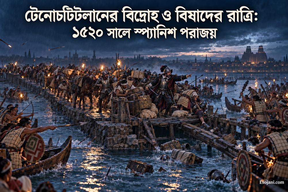 টেনোচটিটলানের বিদ্রোহ ও বিষাদের রাত্রি: ১৫২০ সালে স্প্যানিশ পরাজয়