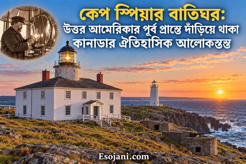 কেপ স্পিয়ার বাতিঘর: উত্তর আমেরিকার পূর্ব প্রান্তে দাঁড়িয়ে থাকা কানাডার ঐতিহাসিক আলোকস্তম্ভ